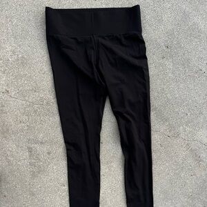 COS Black Stretch Leggings with Branded Waist
